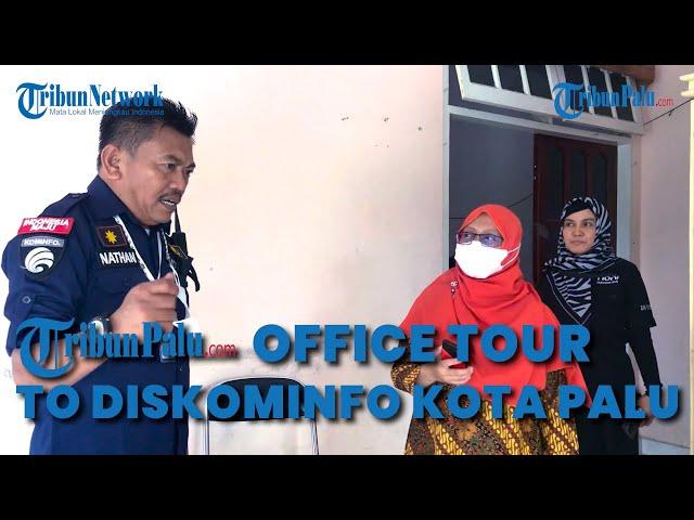 TribunPalu.com Office Tour Diskominfo Kota Palu