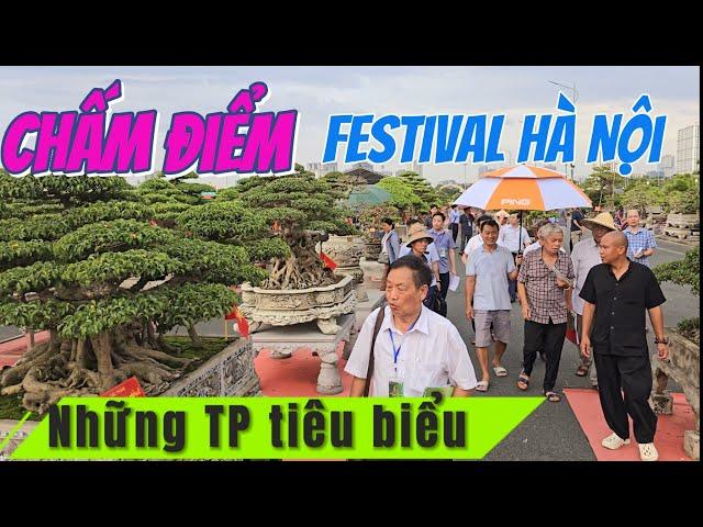 Ban tổ chức khảo sát chấm điểm các TP tại festival Hà Nội năm 2024