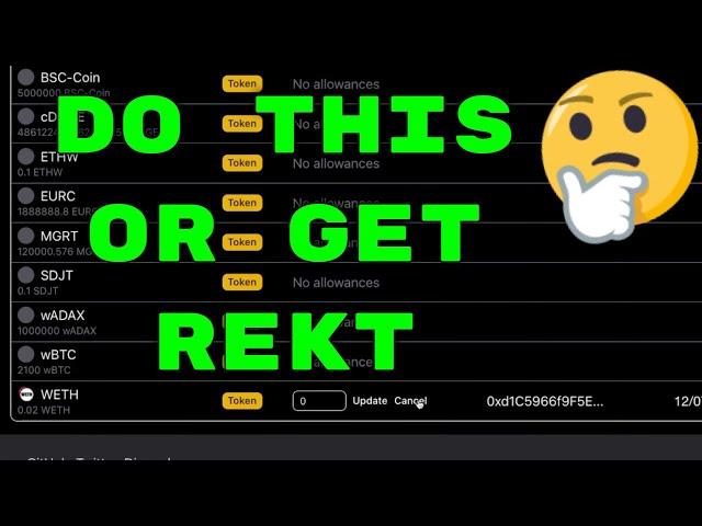 USE THIS OR KISS YOUR CRYPTO GOODBYE! (Revoke Cash tutorial)