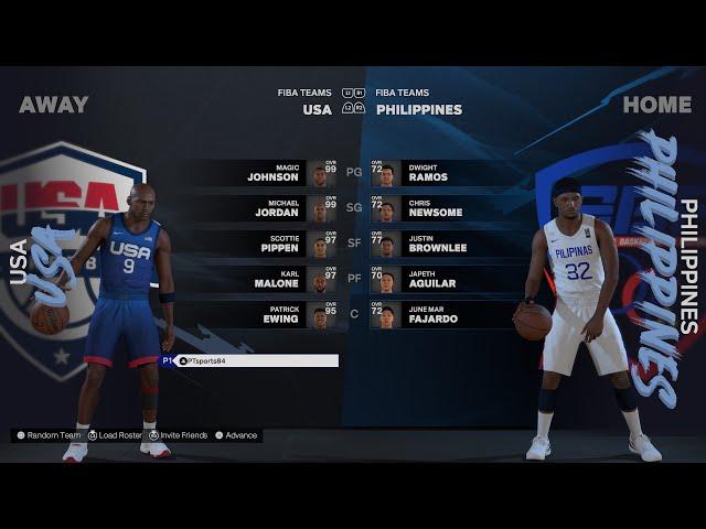 NBA 2K25 - Fiba Rosters in Play now, G-League, Historic, All-time & Current Rosters edited