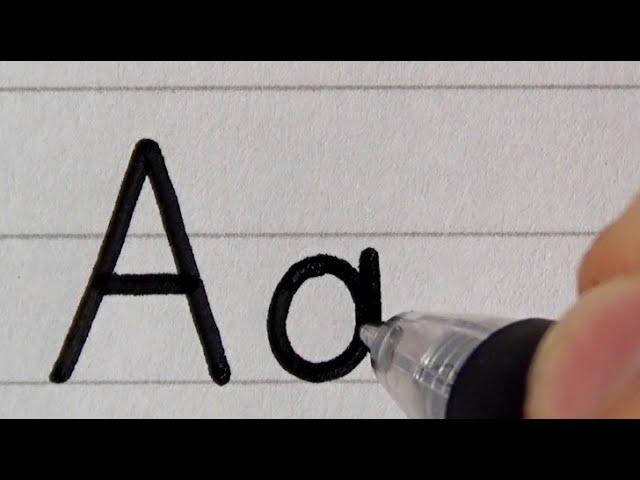 How to Write Neat and Clean Alphabet Handwriting | Print and Cursive | elementary school letters