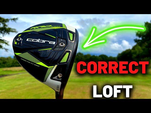 ARE YOU USING THE CORRECT DRIVER LOFT?!