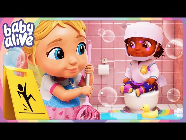 The Babies Potty Training Goes Wrong!   BRAND NEW Baby Alive Season 4