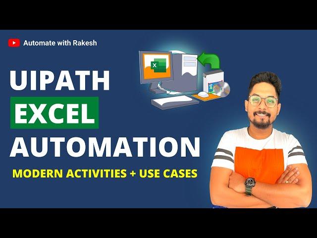 UiPath Excel Automation using Modern Activities