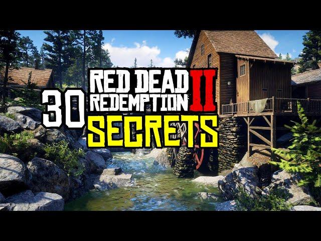 30 More SECRETS That Are Very Hard To Find in Red Dead Redemption 2