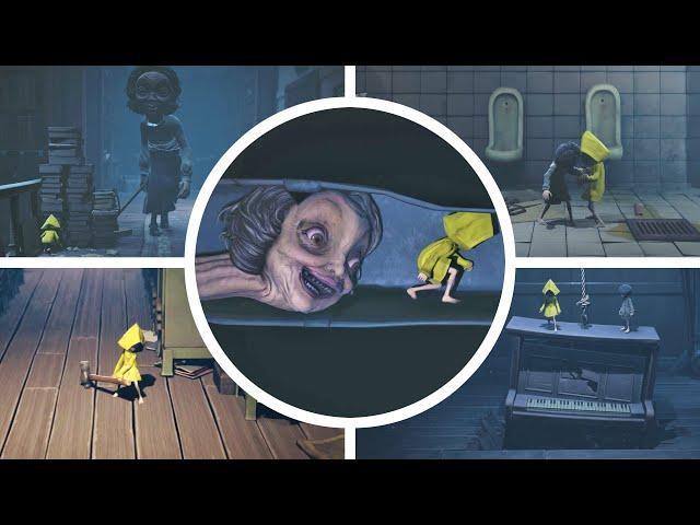 Little Nightmares 2: All Bosses with Super Six Full Game