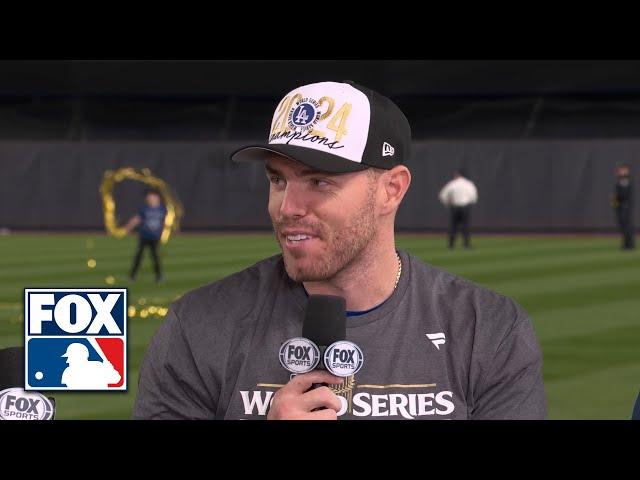 Freddie Freeman on Dodgers' grit, playing through injuries & emotions of World Series | MLB on FOX