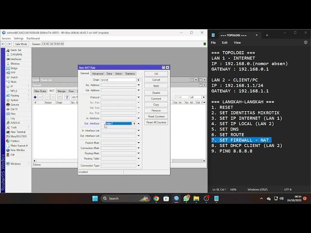 SET MIKROTIK DARI AWAL