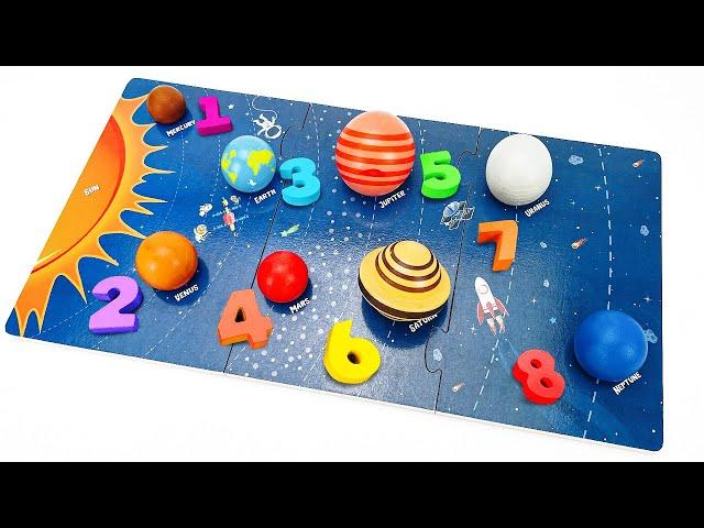 Explore 8 Planets of the Solar System with Play Doh & CoComelon | Preschool Toddler Learning Video