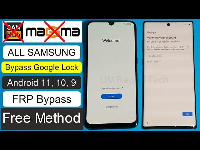 ALL SAMSUNG FRP Bypass Android 11 NO Magma tool NO SamHub Tool l Samsung Android 11 FRP Bypass Free