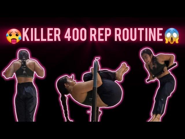 400 Reps Killer Calisthenics Routine to start 2024 with!