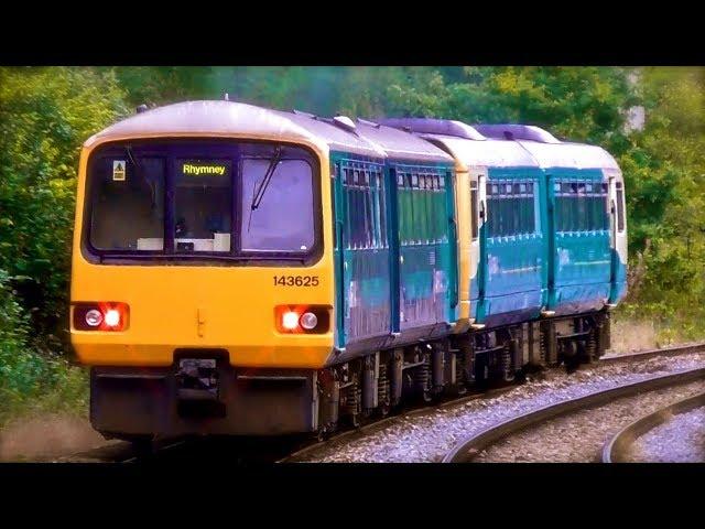 Arriva Trains Wales Trains At Gilfach Fargoed - Monday 18th September 2017