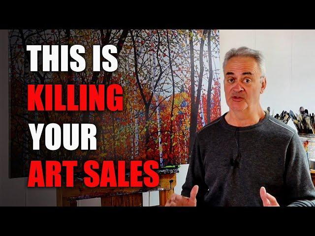 your pricing is killing your art sales