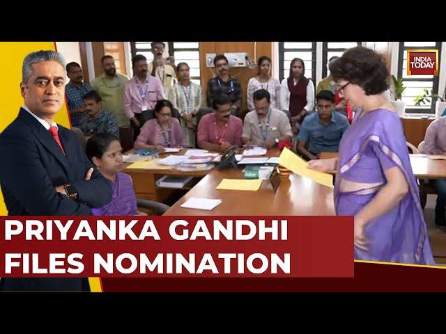 Priyanka Gandhi Vadra's Mission Wayanad Begins, Files Nomination | By-Poll 2024 | Rajdeep Sardesai