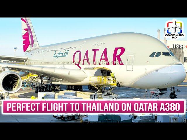 TRIP REPORT | Perfect Long-Haul on Qatar Airways A380! | Doha to Bangkok | QATAR AIRWAYS Airbus A380