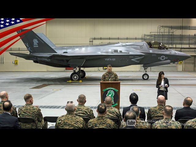 US Marines F-35B"s Welcoming Ceremony at MCAS Iwakuni, Japan