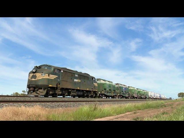 Pacific National Cement Train - PoathTV Australian Railways, Railroads & Trains