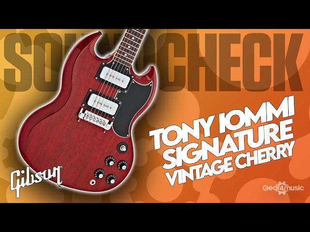 SOUNDCHECK Gibson SG Tony Iommi Signature, Vintage Cherry | Gear4music Guitars