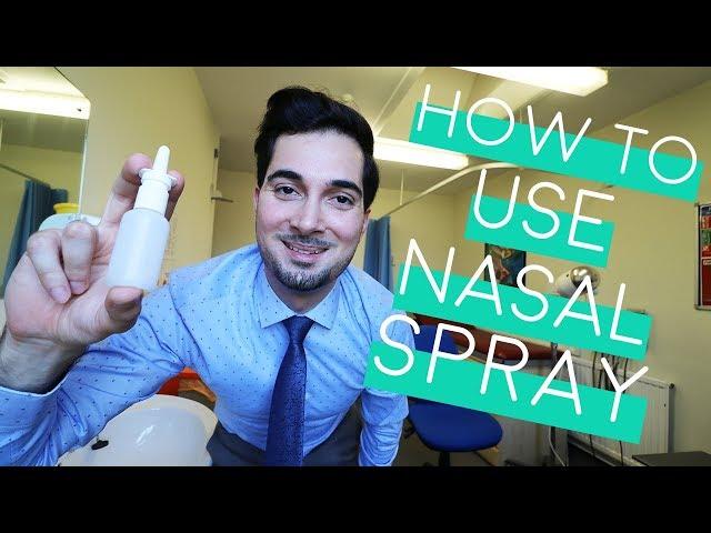 How To Use Nasal Spray | How To Use Nasal Spray Properly | Nasal Spray Technique (2018)