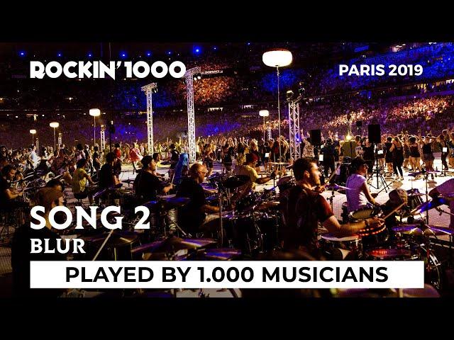 Song 2 - Blur, played by 1,000 musicians | Rockin'1000