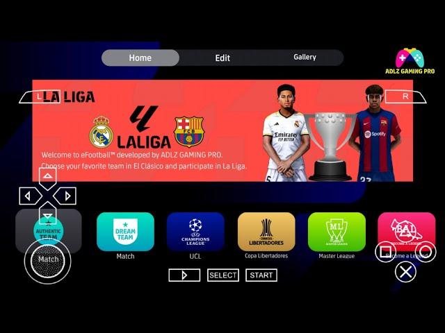 eFootball PES 2024 PPSSPP 400MB New Updates Full Winter Transfers Real Faces New Kits & Graphics 4K