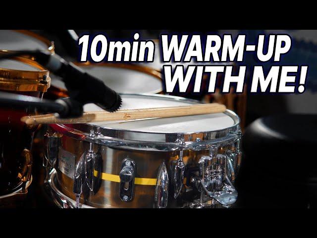 10-Minute Warm up For ALL DRUMMERS! DRUM LESSON - That Swedish Drummer