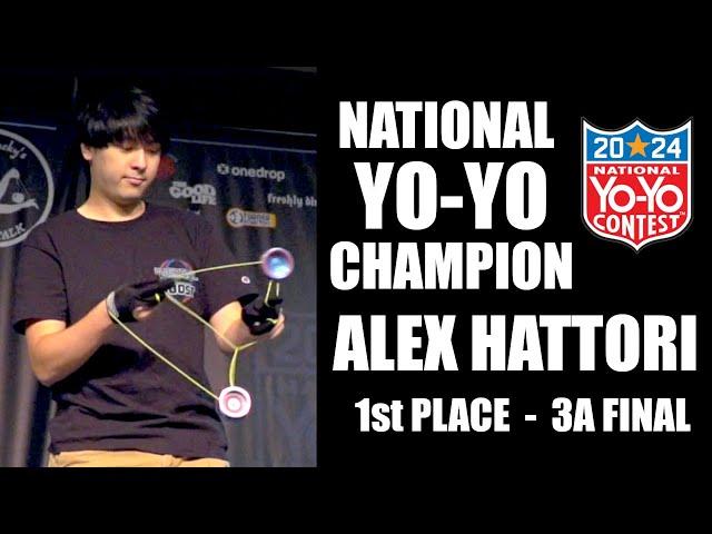 Alex Hattori - 1st Place - 3A Final - 2024 US Nationals - Presented by Yoyo Contest Central