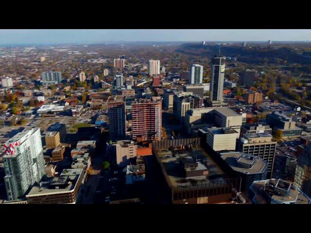 Drone Tour Of Downtown Hamilton Ont. 2022 [4K]