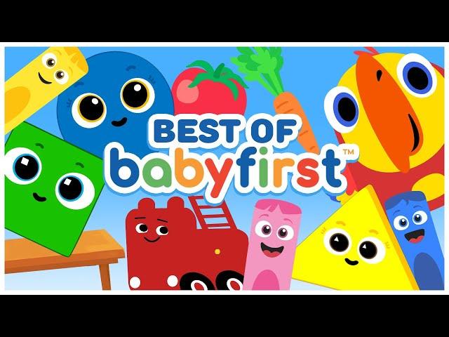 Best of Larry Surprise Eggs | Color Crew Magic | Shapes School | Songs & More | 3.5 Hours |BabyFirst