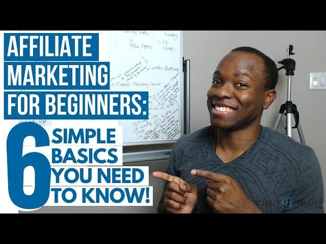 Affiliate Marketing for Beginners - 6 Simple Basics YOU Need to Know