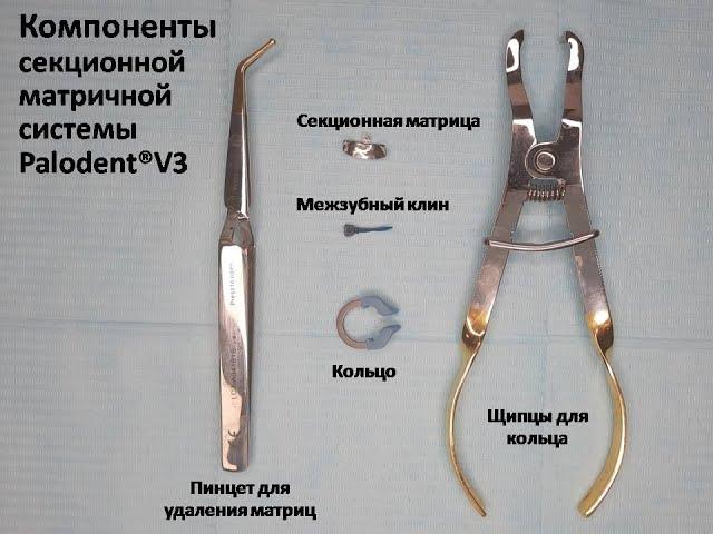 Наложение матричной системы Palodent® V3