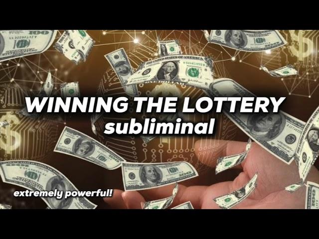 Winning the LOTTERY subliminal  Works instantly!