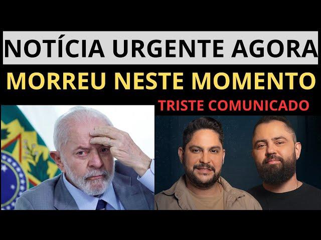 DUPLA SERTANEJA JORGE E MATEUS | MORREU INFELIZMENTE  LUTO | PRESIDENTE LULA PT MÉDICO CONFIRMA HOJE