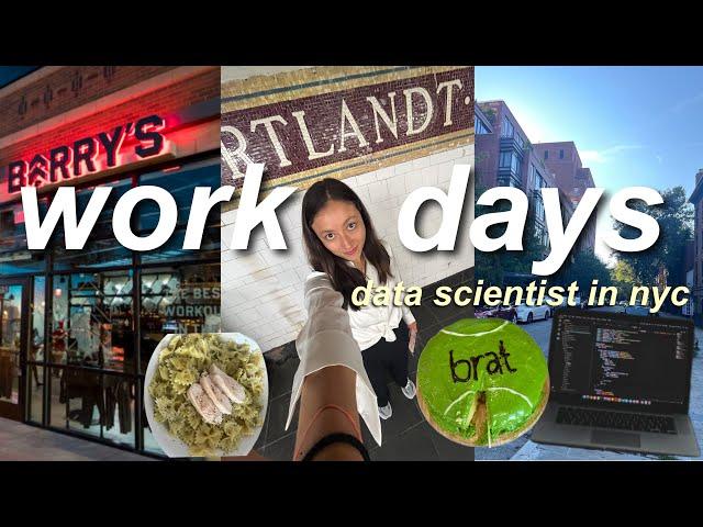 data scientist day in my life in nyc (part-time, fun & productive!)