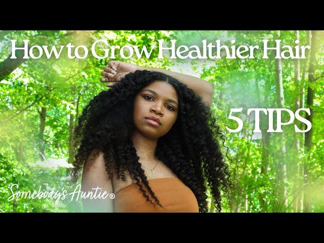5 Hair Care Tips to Grow Healthy Shiny Hair This Year! MUST WATCH #healthyhair #natural