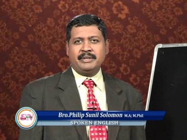 The Common Errors | Spoken English | Episode 2 | Bro. Philip Sunil Solomon | Shubhsandeshtv