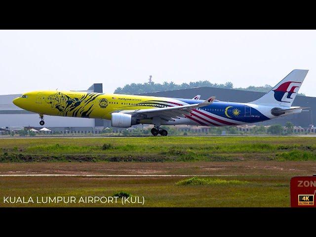 20 MINUTES LANDINGS & TAKEOFFS |  Kuala Lumpur Airport Plane Spotting (KUL/WMKK) | 4K