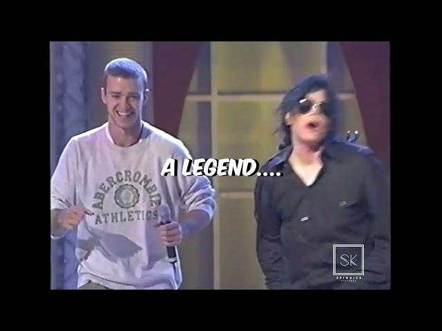 Michael Jackson & Justin Timberlake (the Jackson 5 & NSYNC rehearsal footage)