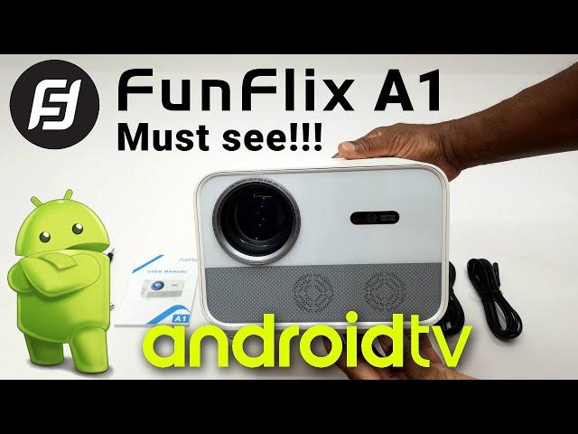 FunFlix A1 Android OS Projector - Premium Auto Features at such a low price