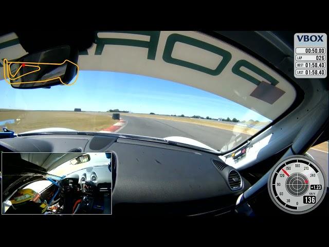 Porsche Cayman 718 GT4 Clubsport Onboard Snetterton 300