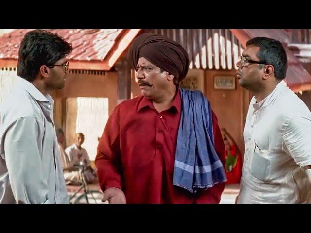 Babu Bhaiyya Ne Suniel Shetty Ko Om Puri Se Bacha Liya | Best Emotional Scene | Hera Pheri