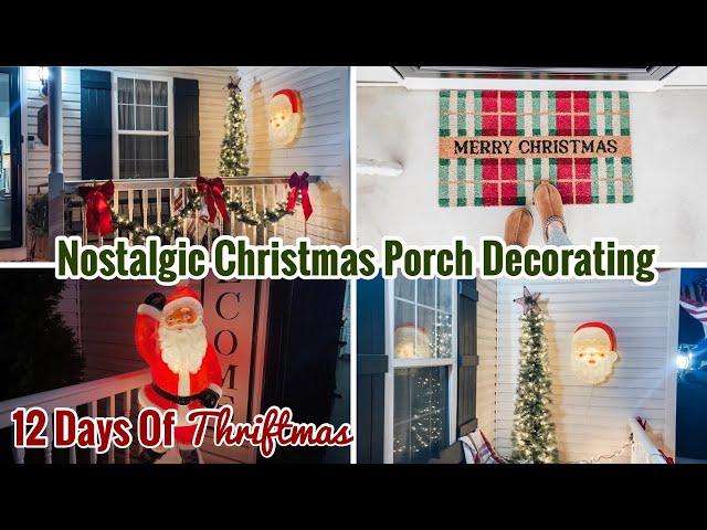 Day 6  Vintage Christmas Porch Decorate With Me | Classic, Nostalgic Christmas