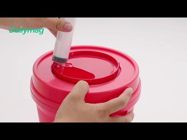 How is Dailymag Y06A 6L medical sharps container working?