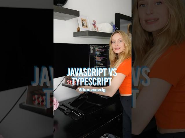 What is the difference between JavaScript and TypeScript ?! #tech #coding #stem