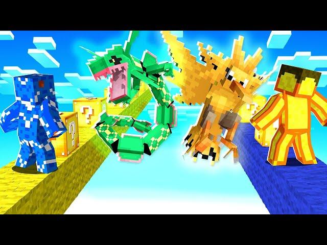 POKEMON LUCKY BLOCK Race in Minecraft Cobblemon!