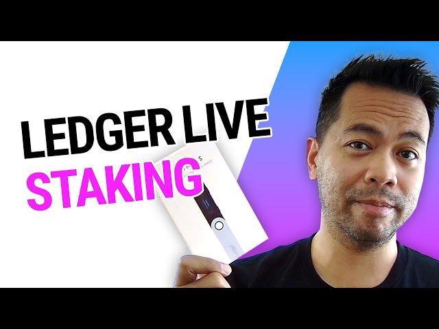 Staking ADA on Ledger Live, Moving ADA from Yoroi to Ledger Live