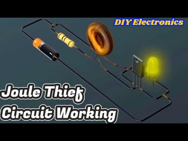 Joule Thief Circuit Working Electronics Projects Explanation