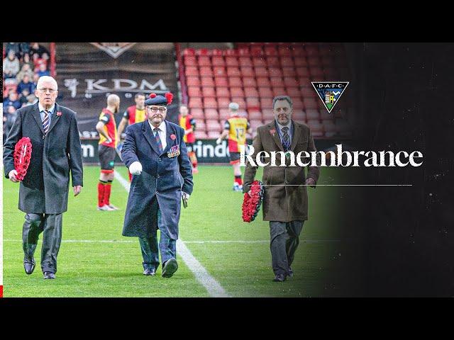 Remembrance Ceremony | 02/11/2024 | vs Partick Thistle