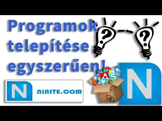 Programok telepítése egyszerűen  Ninite.com segítségével