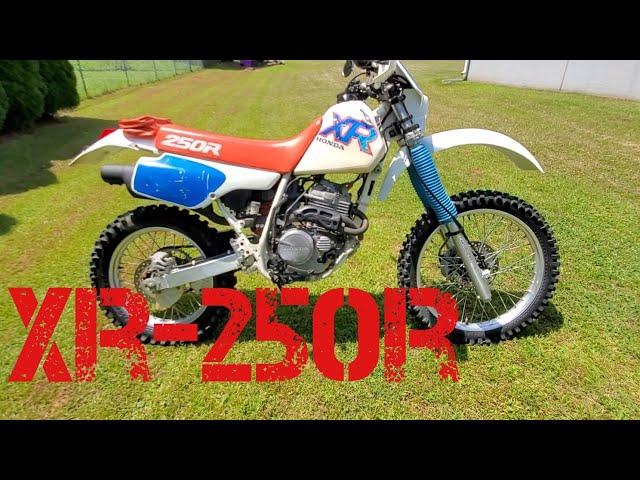 HONDA XR 250 - Cold Start - Startup Walk Around Review & how to start